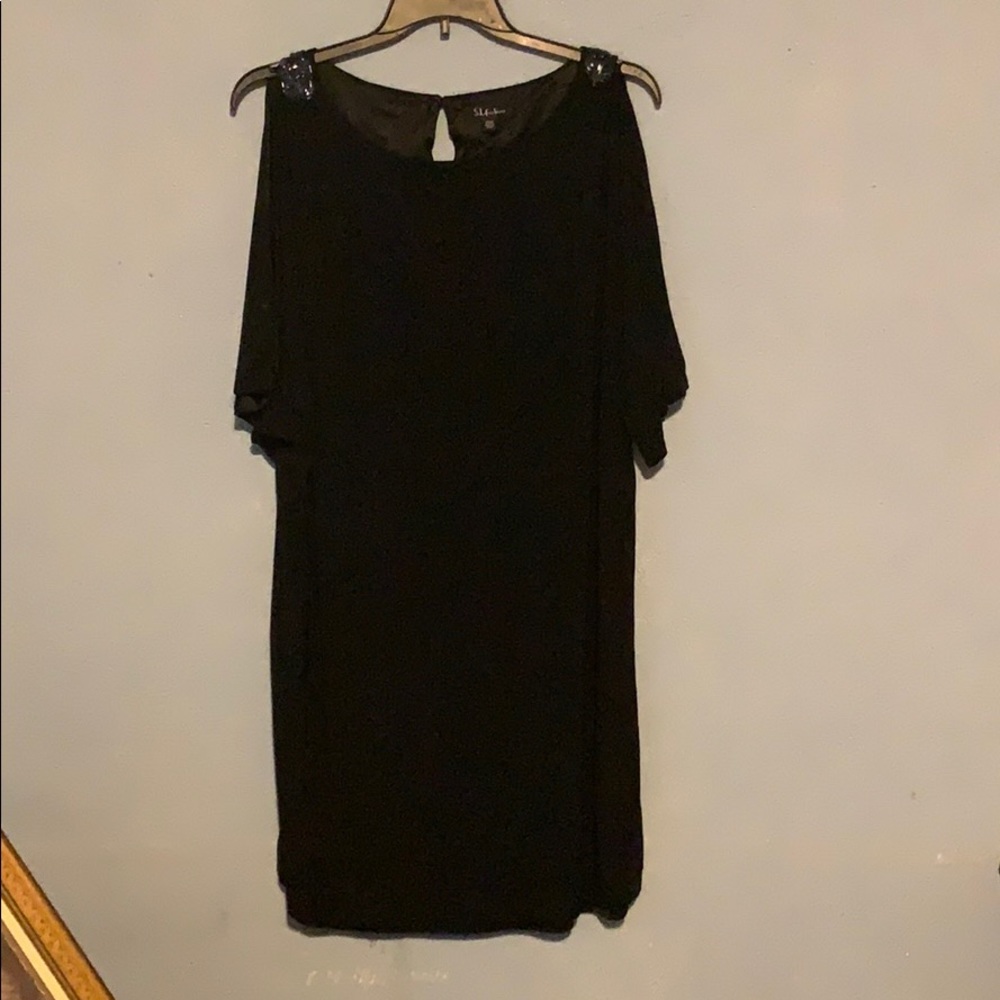 Black cocktail dress